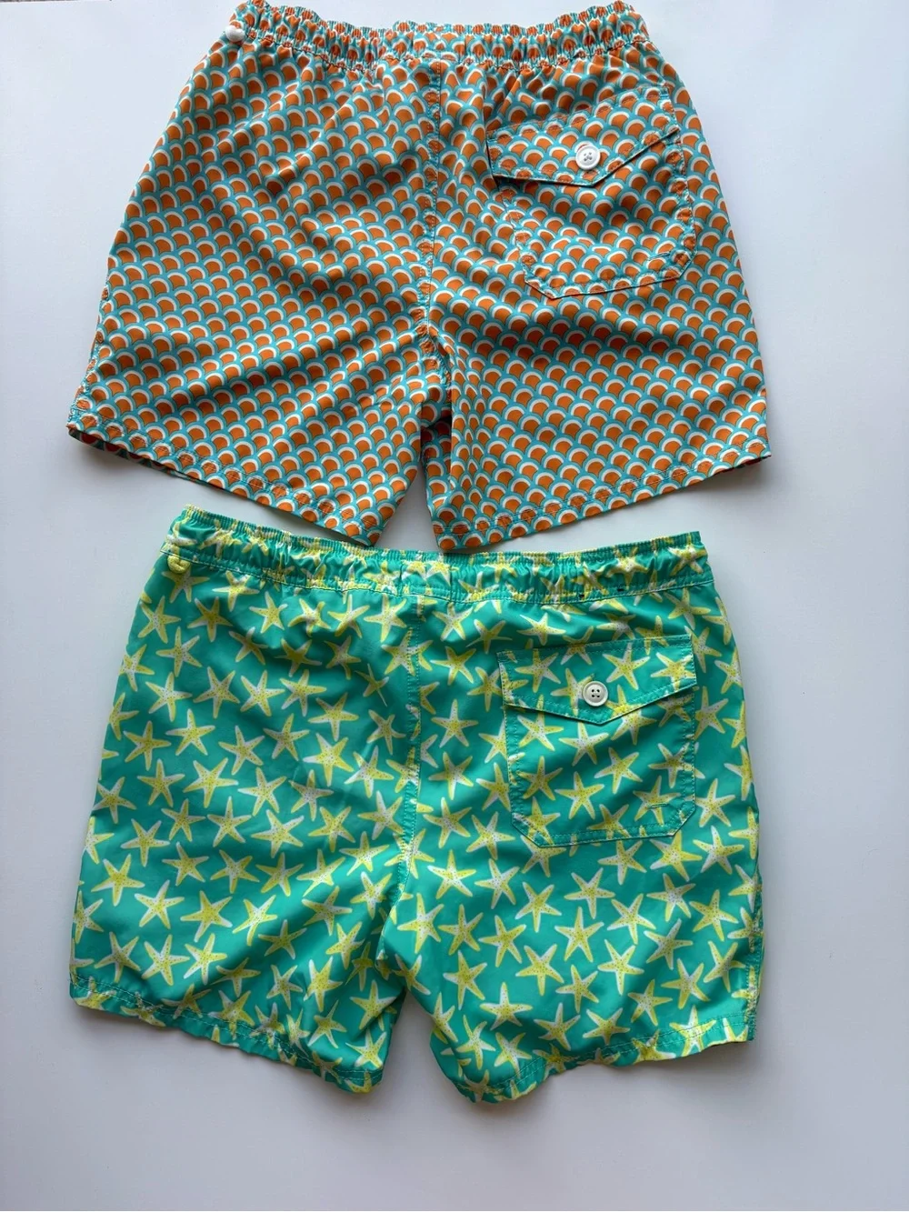 2 Pairs of J Crew Flex Swimwear Mens Size Small
